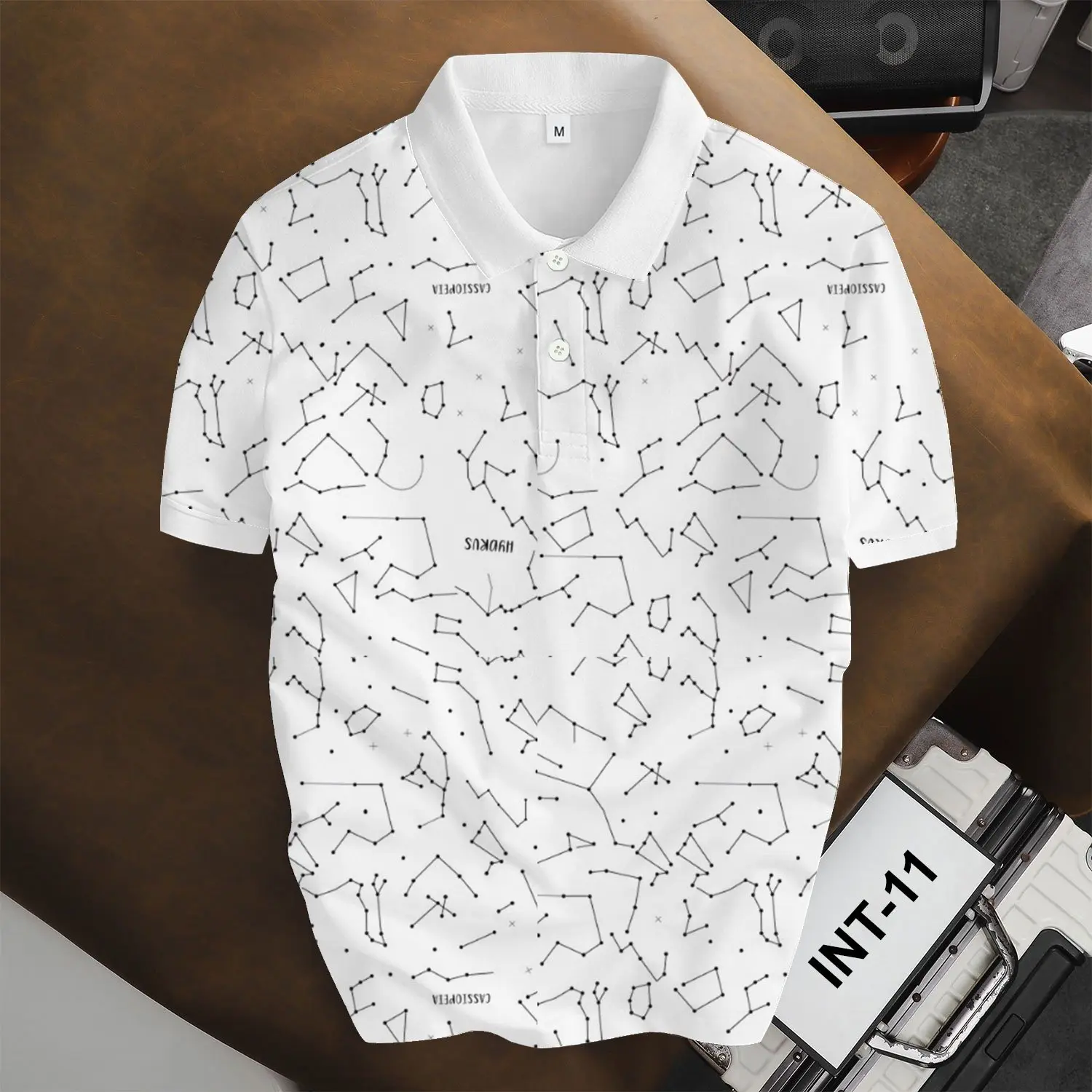 Áo polo  nam/nữ phong cách thời thượng vải Poly Thái thoáng mát- INT11 Menswear Top Shirt Có Cổ