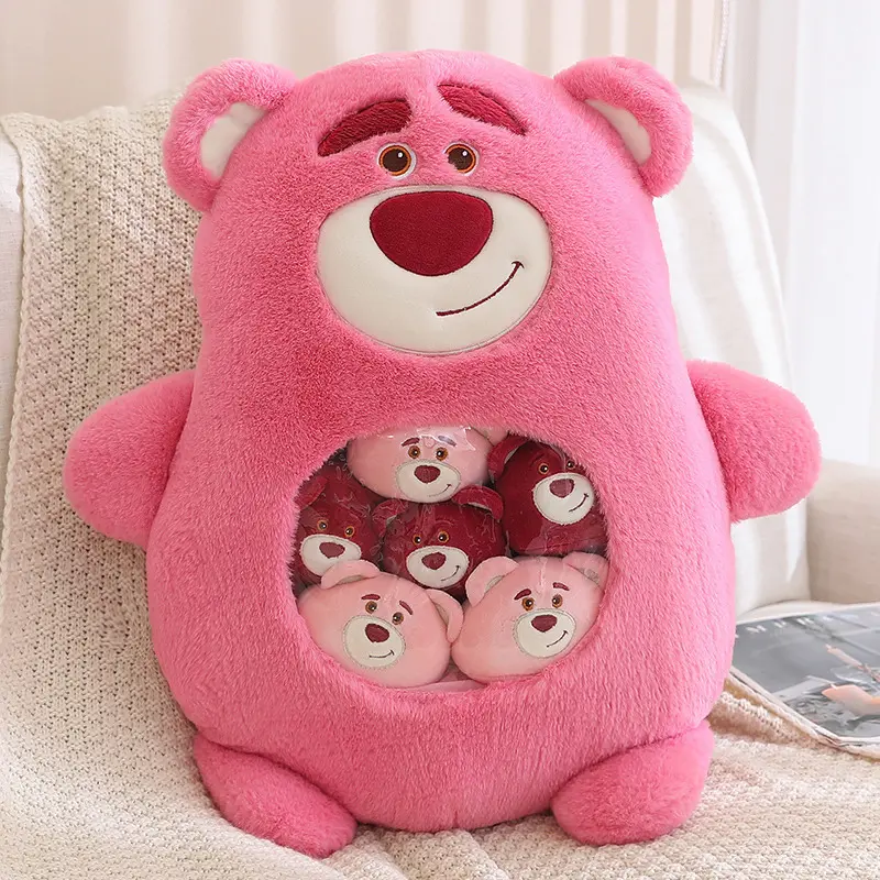 Anak Patung Mewah, 7-dalam-1, Untuk Kanak-kanak Perempuan dan Lelaki, Hadiah ,   Diperbuat daripada Kapas, series plushies  gwyneth blue  lock zus  buddy 2024 hedwig plush Toys Squishy shrimp  plushies   car accessories bling  bling teddy bear  Stuffed