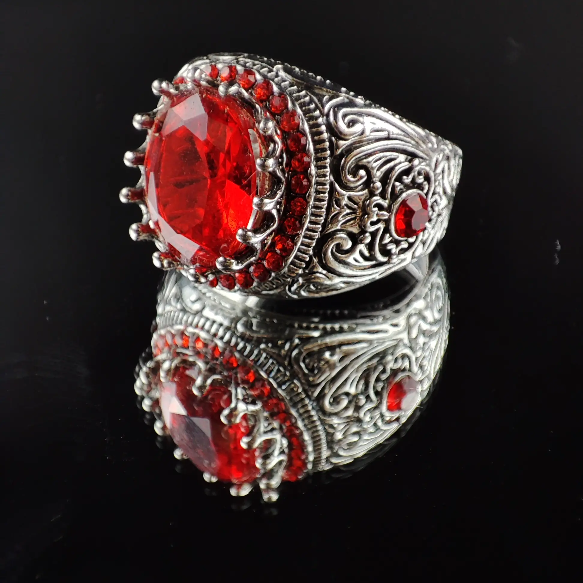 Cincin Merah Siem Elegan - MG447 - 10