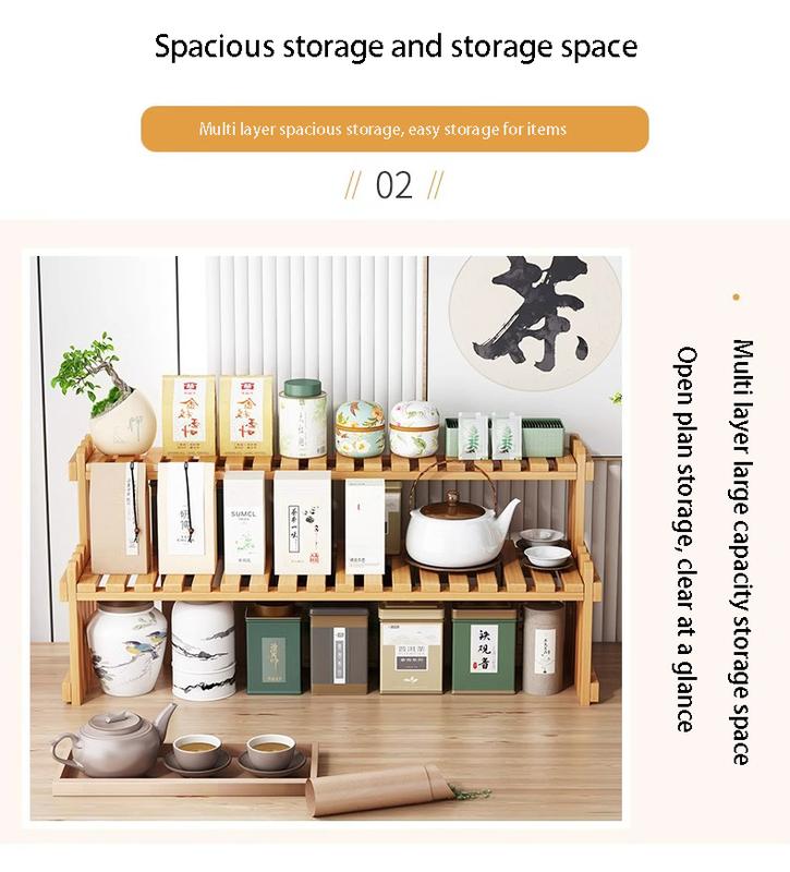 Bảng xếp hạng Bamboo Rack - Bảng xếp hạng hoa Chậu trưng bày Giá đỡ ngoài trời Trang chủ ngoài trời Sân cỏ Vườn Ban công 1