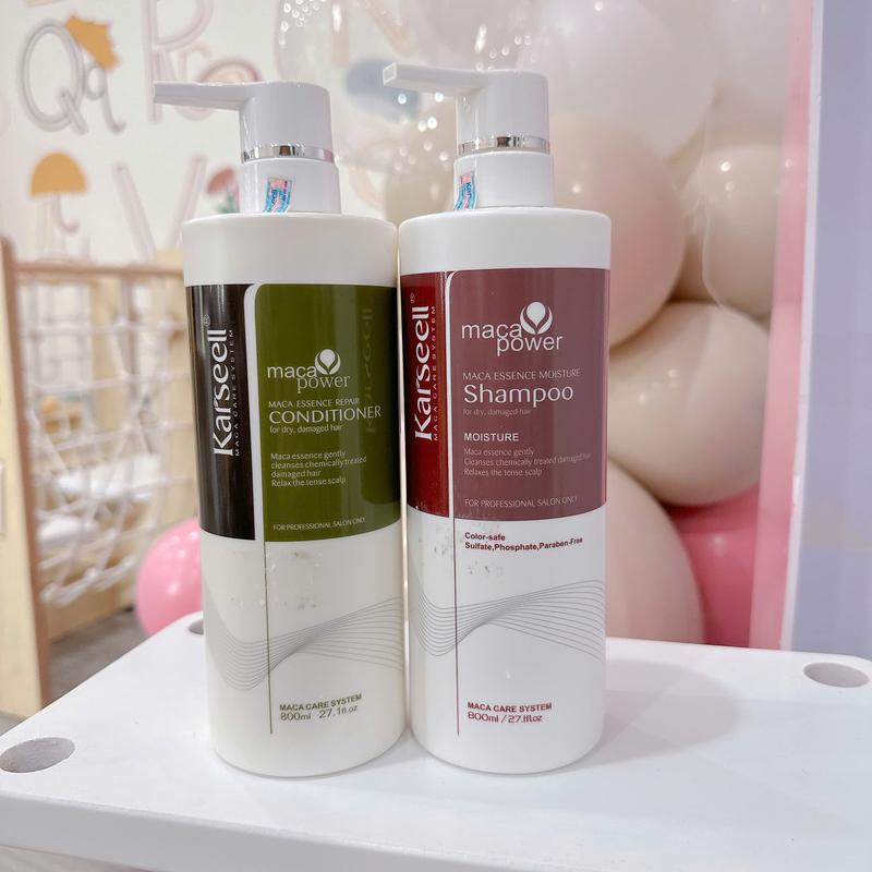 KARSEELL - CẶP GỘI XẢ KARSEELL 8OOml - BẢO NGỌC AEROBIC Gội Đầu Women Nữ  Dưỡng Tóc