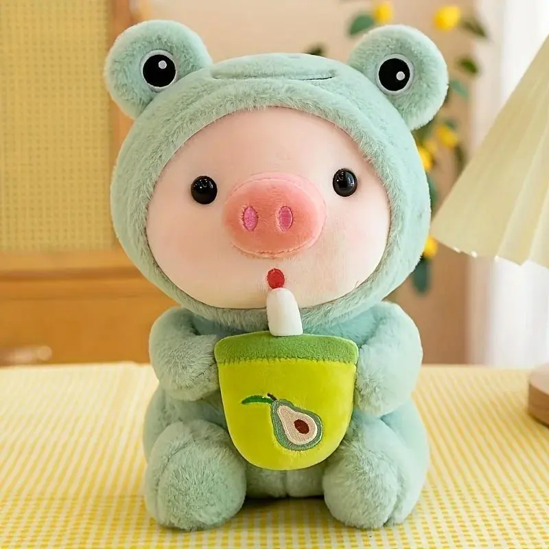 Cute Pig Design Plush Toy, 1 Count Kawaii Stuffed Animal Toy, Soft Plush Throw Pillow, Lovely Stuffed Toys for Home Sofa Decor