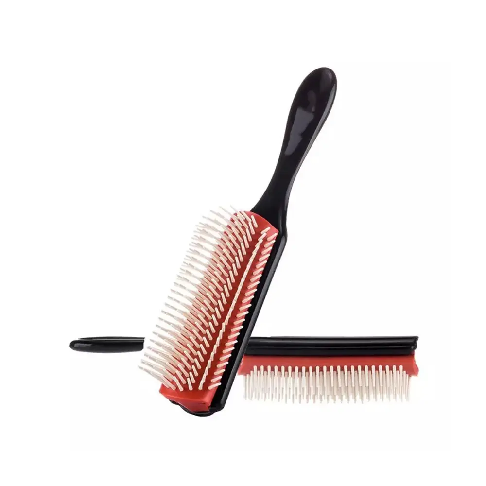 Salon Massage tool Men's Styling Comb Classic 9 Row Hair Brush Hairbrush