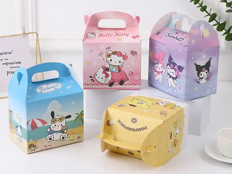 Hộp quà tặng sinh nhật cho trẻ em /Hộp kẹo Hello Kitty Melody Kuromi 1