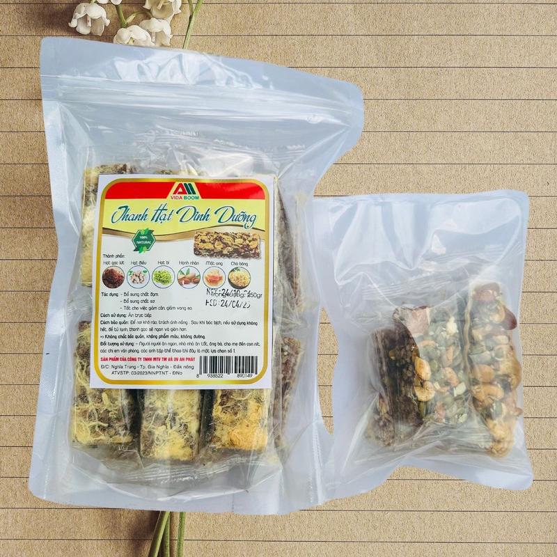 [VIDABOOM] - Thanh gạo lứt xốp chà bông 250gr Snack Food 0