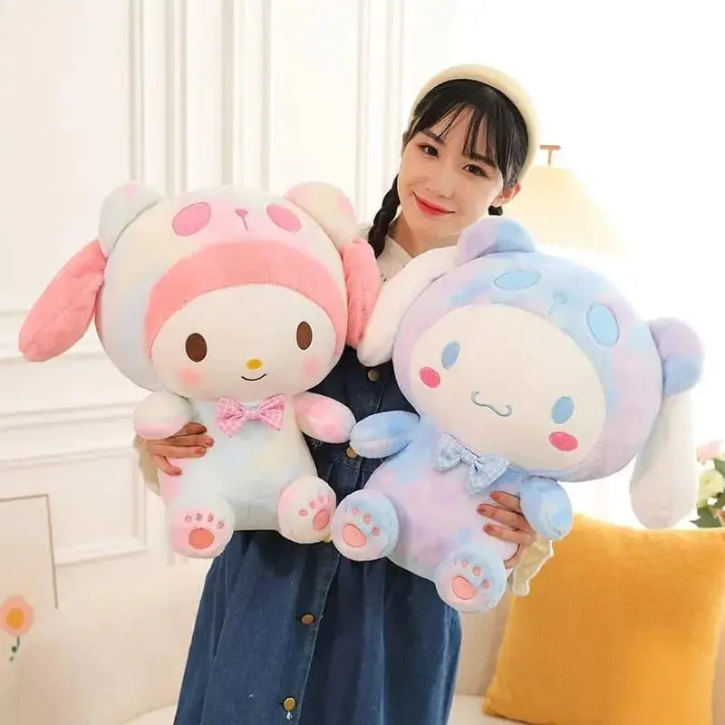 Boneka Sanrio Pelangi 60CM Cinamorol Melody Kuromi Yelvo Plush Premium Super murah