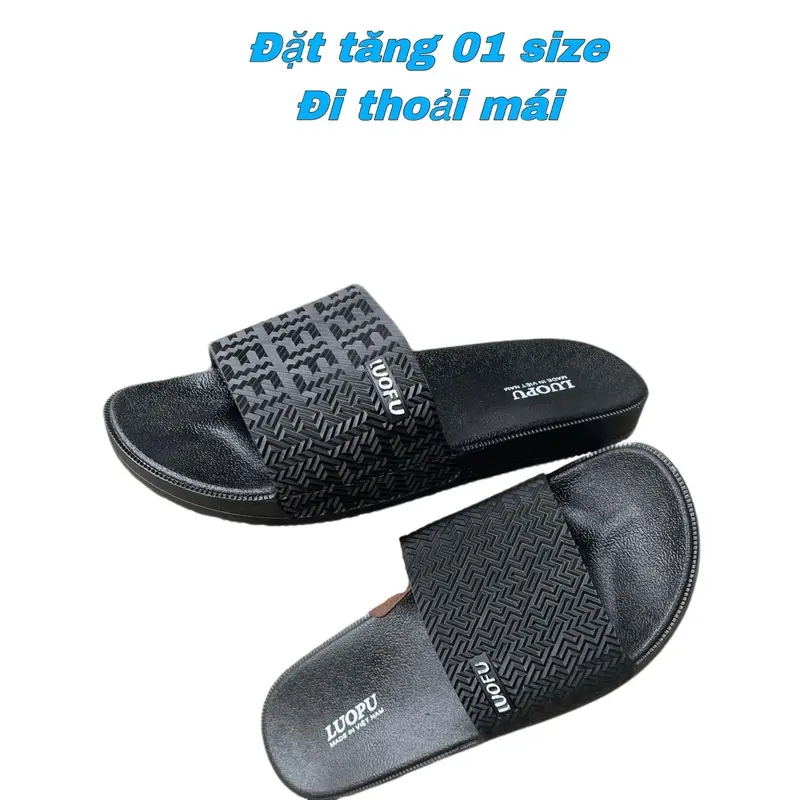 Dép đúc liền Nam Nữ Lufu mềm dẻo bền chống trơn (đặt tăng 1 size) Slipper Nhung dép nam Cao Su Đồng 3