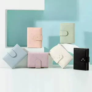 Dompet Lipat Wanita Newchill 88 DW-07 Import Embo Kartu Kulit Halus dengan 3 Slot Kartu Uang