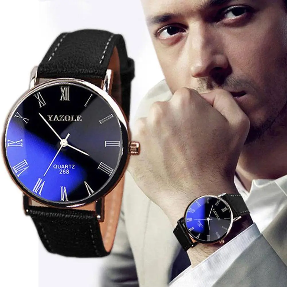 Minimalist Men's Fashion Watches Simple Men Business Quartz Watch
