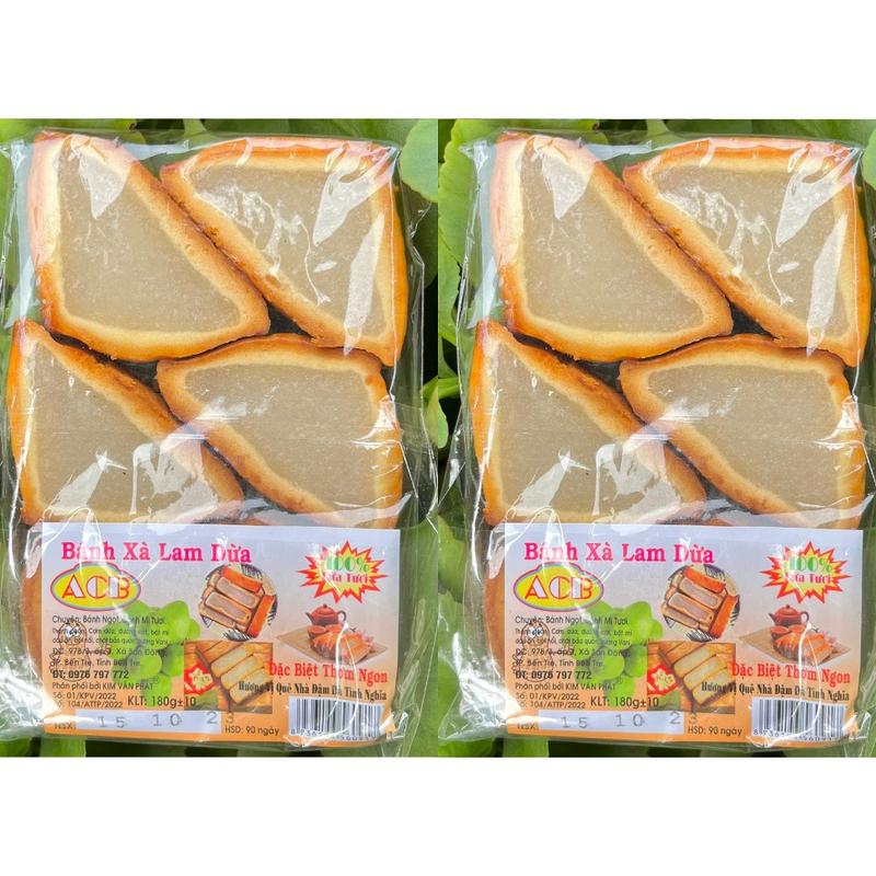 Bánh Xà Lam Dừa Đặc Biệt Thơm Ngon 6 Cái/Bịch - Đậm Đà Hương Quê 2