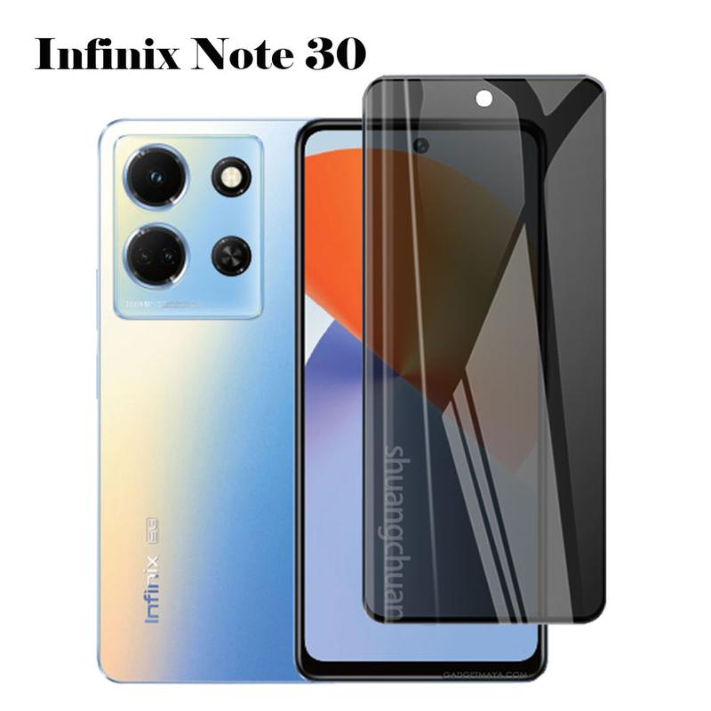 3in1 for Infinix Note 30 5G tempered glass film Infinix note 30 pro Screen Protector Ceramic film Back film 2