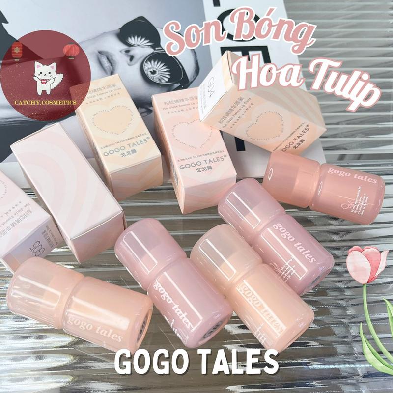 [GOGO TALES] Son Bóng Dạng Gloss GOGO TALES Đá Thạch Trong Suốt Big Ice Bucket Lip Gloss Essence (GT669)