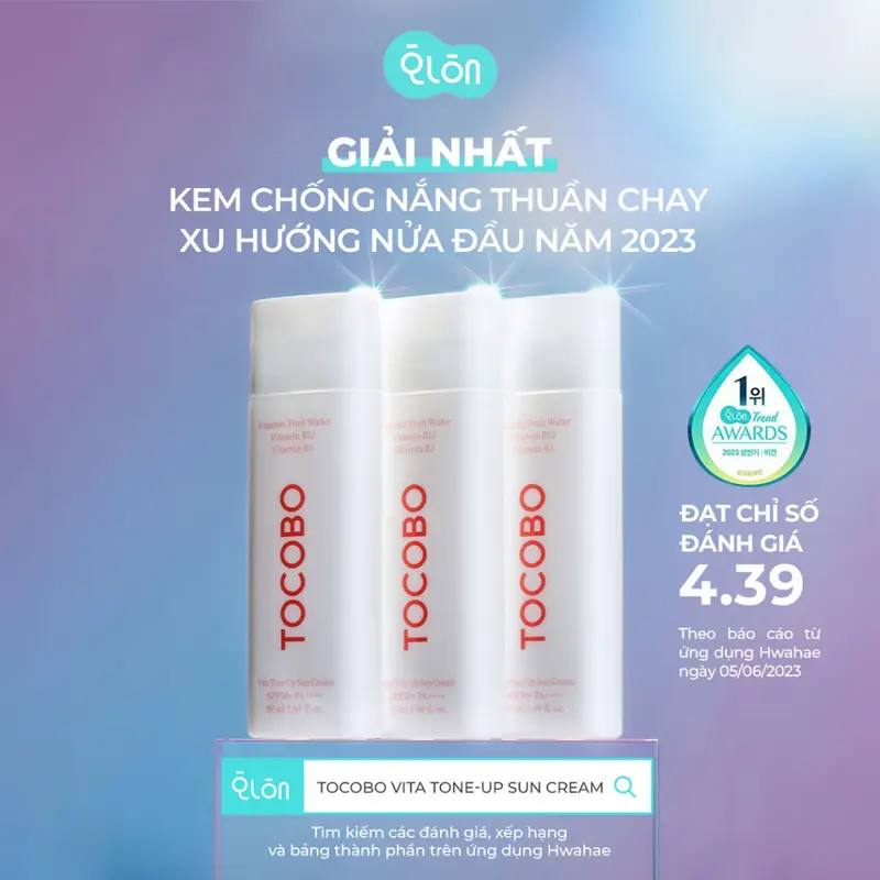 Kem Chống Nắng Nâng Tone Tocobo Vita Tone Up Sun Cream SPF50+ PA++++ 2