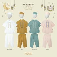 Gambar BOHOPANNA - RAYA COLLECTION - HARUN SET - Baju Lebaran Anak Laki-Laki - Baju Muslim Anak - Baju Muslim Anak Laki-Laki - Setelan Anak Laki-Laki 3 - ATTA AUREL - FAJAR, 1Y dari Bohopanna Kota Semarang 1 Tokopedia