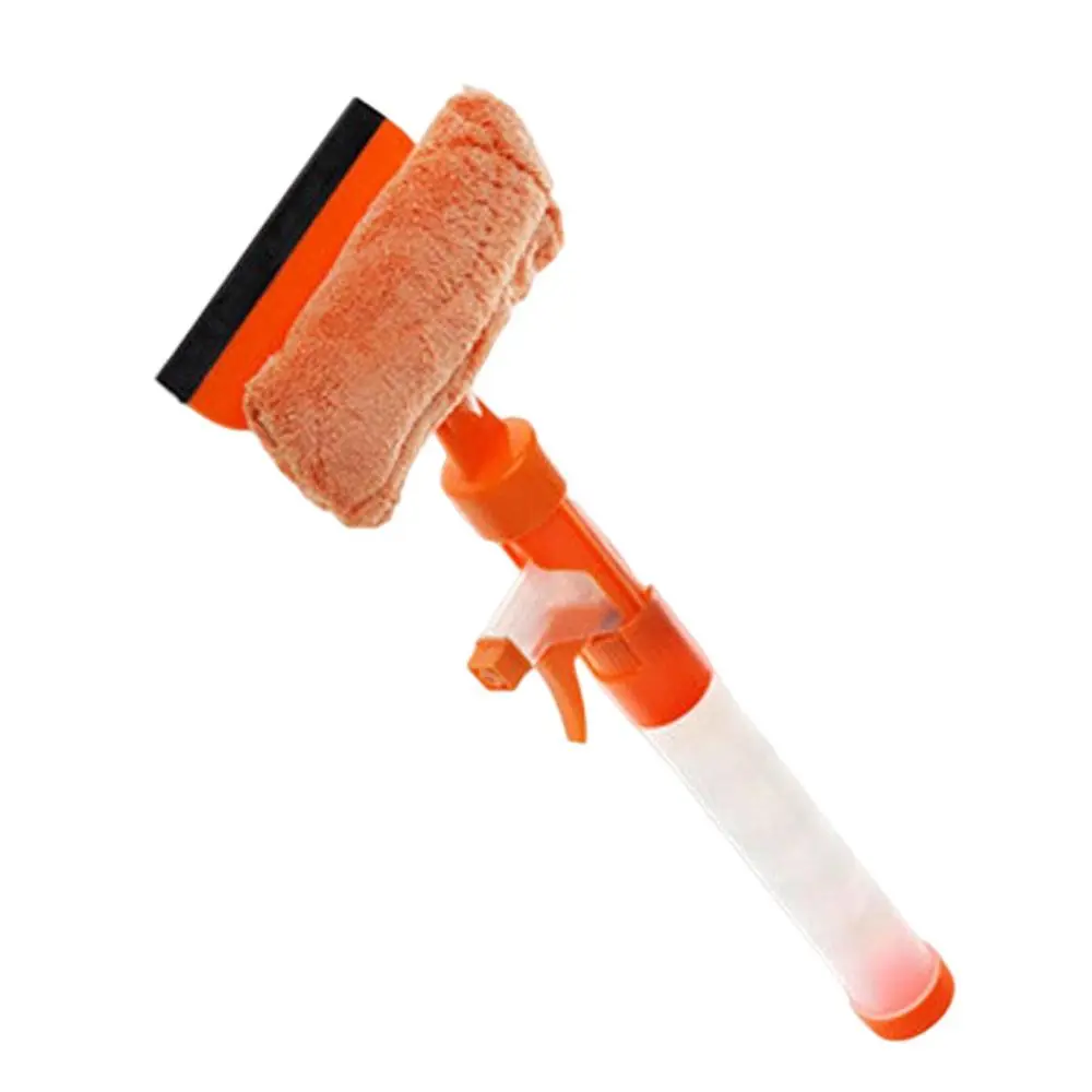 Window Squeegee Cleaner with Cloth Professional Glass Wiper Home Tools Window Cleaner Mop Window Cleaner for Indoor Wall Kitchen Bathroom