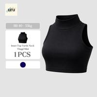 Gambar URU [1 PCS] Inner Top Turtleneck Tinggi Mini Wanita Slim Fit Basic Fashion Viral Terbaru - Dark Navy Biru, XS dari uru underwear Kab. Tangerang 1 Tokopedia