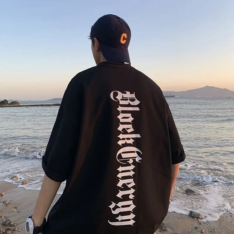 Kaos BIGSIZE (size S - 5XL) Japan Korean Style Harajuku BLACK ENERGY Jepang Oversize Korean T shirt Jumbo Oblong Loose Pria Wanita 5XL 4XL 3XL 2XL XL L M XXXXXL Tshirt fashion store Unisex Unisex 1