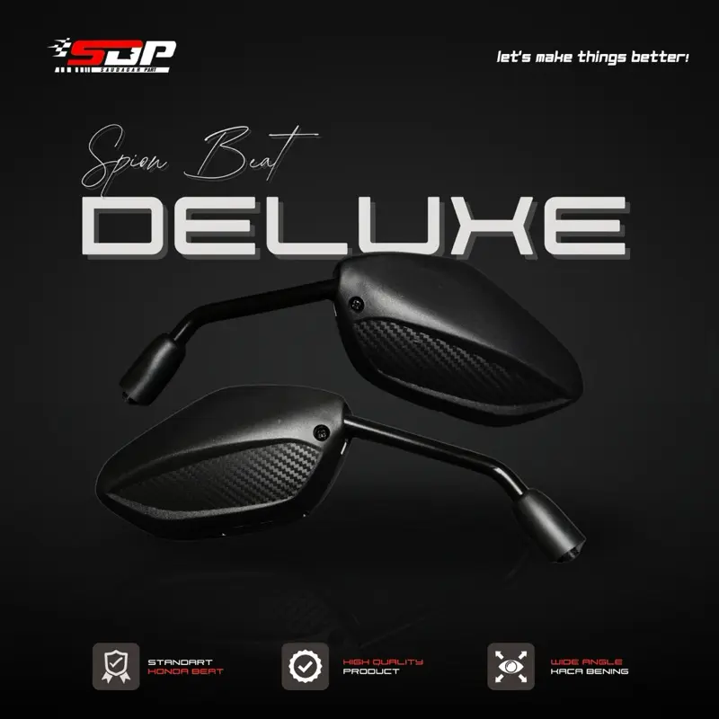 SPION MODEL BEAT DELUXE ( SEPASANG ) DRAT SPION HONDA