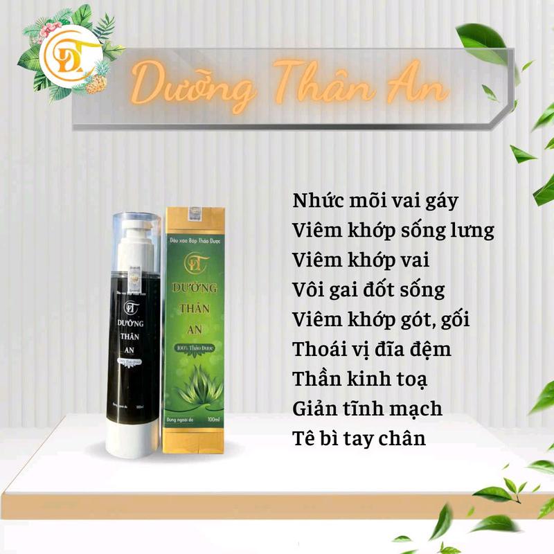  Dầu xoa bóp dưỡng thân an chai 100ml dầu mát xa 