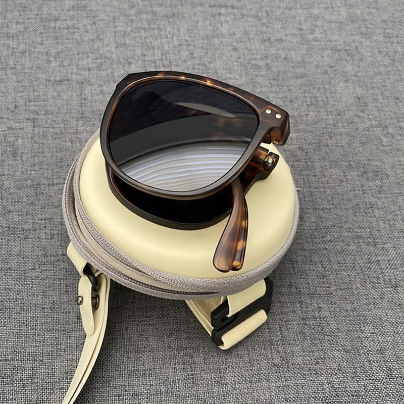 Product Introduction of Kính Râm Gấp, Thời Trang Nữ Mới, Kính Thiết Kế Thương Hiệu, Kính Hình Bầu Dục, Phong Cách Cổ Điển Dành Cho Nữ, Bảo Vệ UV400 22