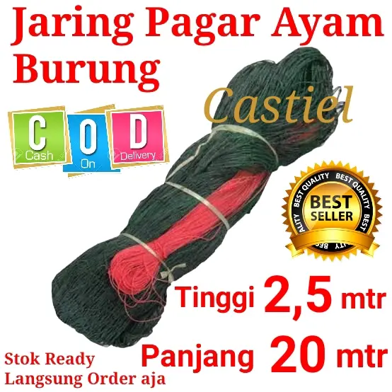 Castiel jaring ayam 2,5 meter TERMURAH pagar 0