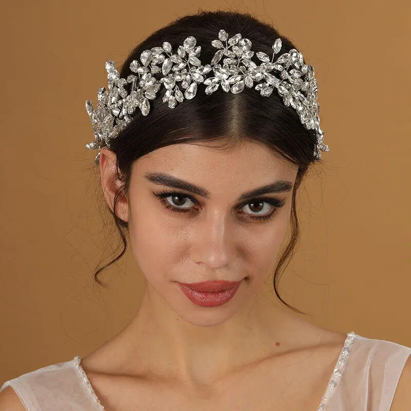 European style light luxury water drill with hair high-end banquet wedding dress accessories, photography studio photo headbands, headwear Bridesmaid wedding headwear