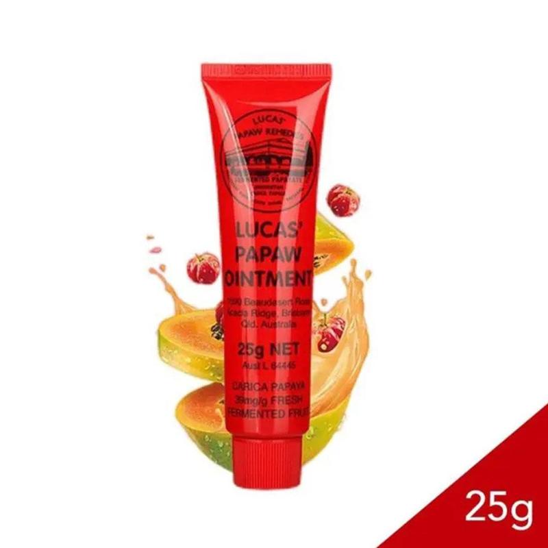 Product Introduction of Kem Dưỡng Da Lucas Papaw Oinment, Chăm Sóc Da Mặt, Son Dưỡng, Dưỡng Ẩm Cho Môi, 25g, Chống Dầu, Làm Khô, Dưỡng Ẩm, V4P1 27