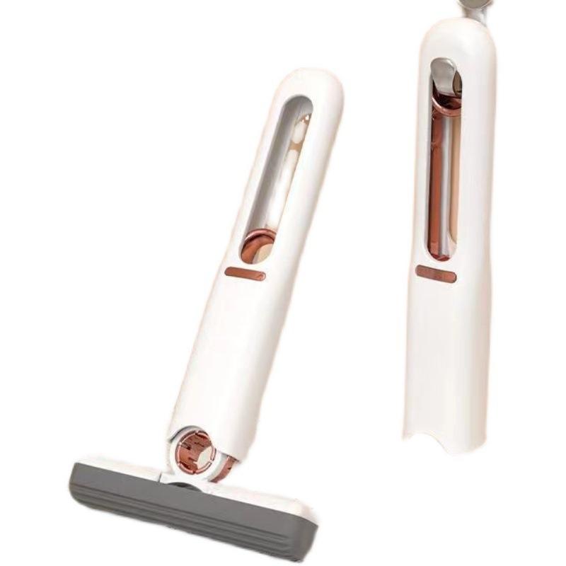 Cây Lau Nhà Cầm Tay Mini, Để Khử Trùng Và Hấp Thụ Nước, Không Cần Rửa, Bàn Xoay, Thích Hợp Để Vệ Sinh Nhà Bếp Và Phòng Tắm，cọ vệ sinh bồn cầu 5