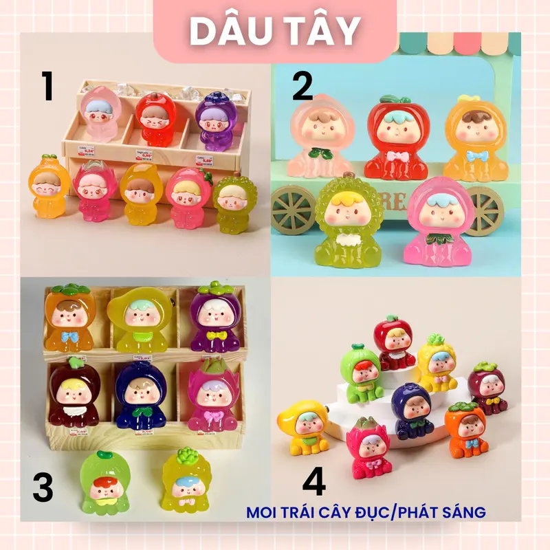 COMBO 10 TÚI NGẪU NHIÊN ĐỦ MẪU Túi mù Phụ kiện charm đồ chơi DIY dễ thương nhiều màu, túi nhân phẩm, túi mù may mắn hộp ngôi làm set do choi tram phát móc khóa nuoc mini bộ dụng hộp bánh kem kẽm 3