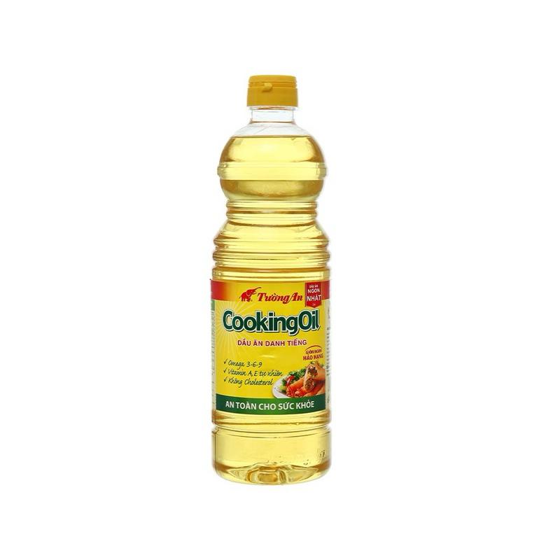 Chai Dầu thực vật Tường An Cooking Oil 1 lít 0