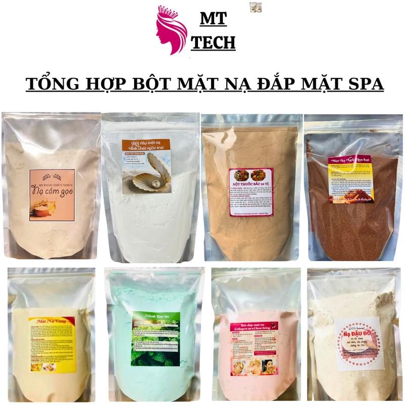 Mặt Nạ Bột Collagen Spa | Đủ Loại Đắp Mặt Nạ Dẻo Thiên Nhiên Gói 500g 1kg