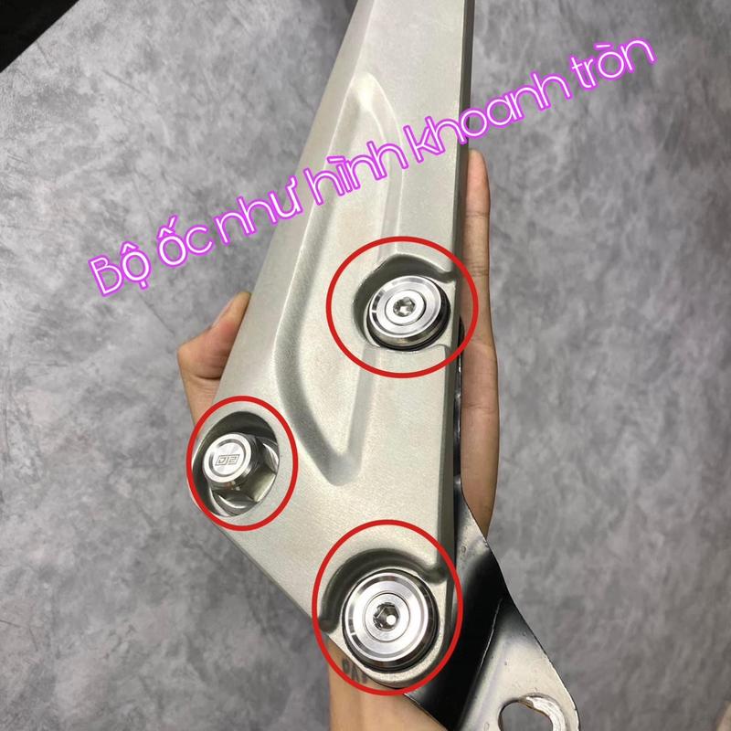 Bộ khâu gác chân Wave Dream ( chỉ là ốc , không bao gồm gác chân ) Phụ Kiện Phụ Tùng