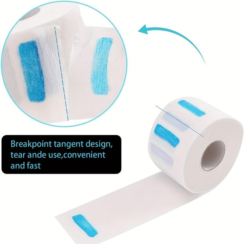 Disposable Barber Paper Neck Strips, Hairdressing Stretchy Wrap & Neck Paper Tissue Roll for Salon Haircut Styling Coloring Spa Massage, Durable Neck Patch, Neck Care Paper 6
