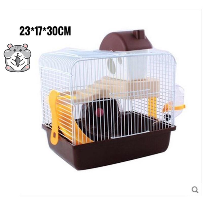 Lồng chuột hamster 2 tầng (full phụ kiện như hình)