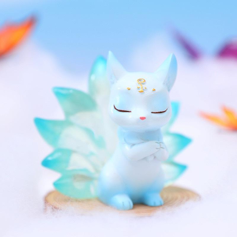 Mô Hình Cửu Vĩ Hồ Cáo Nhỏ GUMIHO Trang Trí Ô Tô_Art House 0