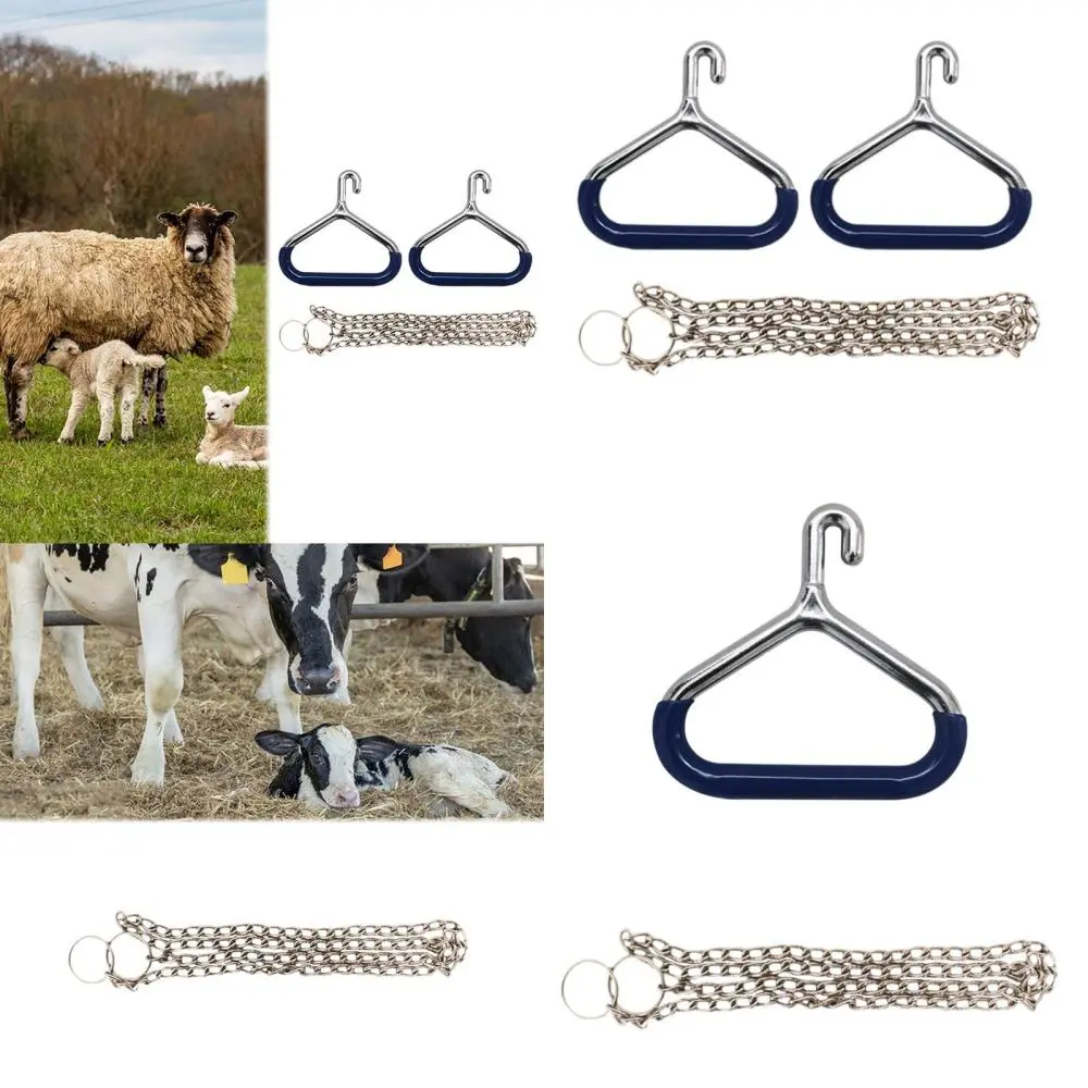 Cow Ob Apparatus Midwifery Plier Tool for Dairy Farm Livestock 60 inch Chain