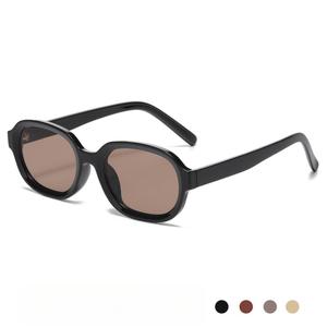 Cermin Mata Hitam Coklat, Gaya Vintaj, Untuk Wanita, Trend Baru Musim Panas, Perlindungan UV, Pelangsingan Badan, Rasa mewah Eyewear Sunglasses spec  hitam