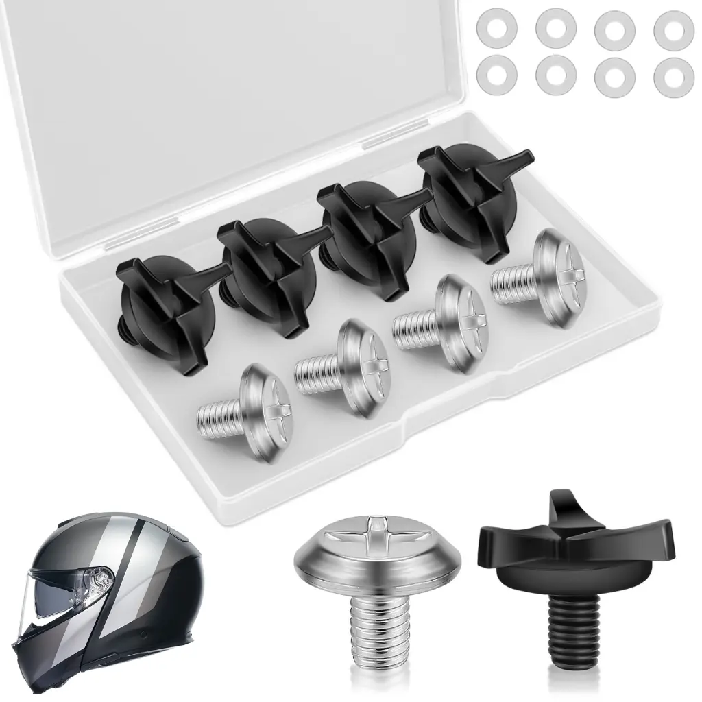Comprehensive Motorcycle Helmets Screw And Cushioning Washers For Safe Helmets