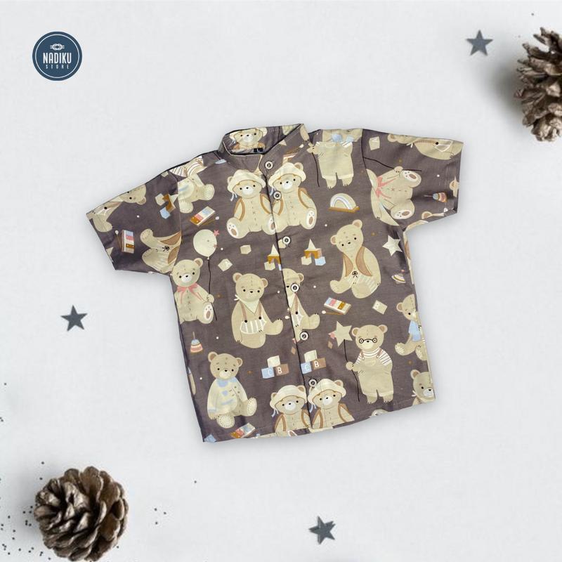 Kemeja Anak Motif, Kemeja Anak Katun Premium, Kemeja Anak Motif , Kemeja Anak, Kemeja anak laki, kemeja anak perempuan, Kemeja anak motif, kemeja anak premium, baju anak, baju anak motif Fashion 4