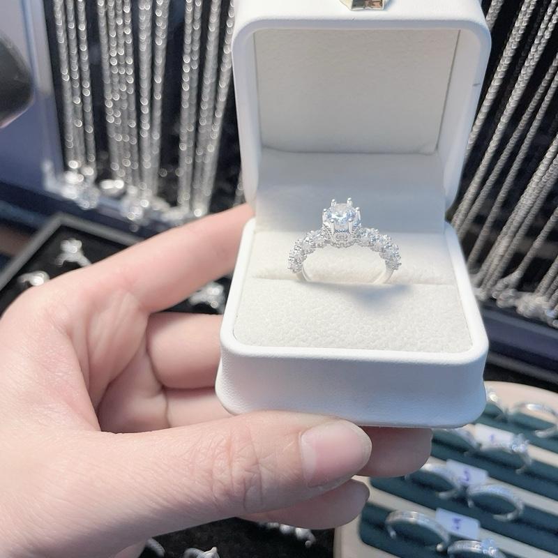 NHJ160-Nhẫn nữ công chúa thiết kế tỉ mỉ .