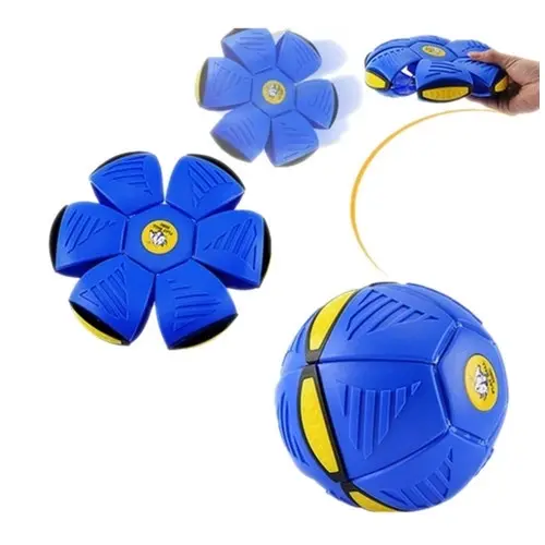 COD Bola UFO Magic Ball Loncat Mainan Anak - Bola Magic UFO Deformation Ball - Bola Magic Injak Ajaib Lampu plastik toys 1