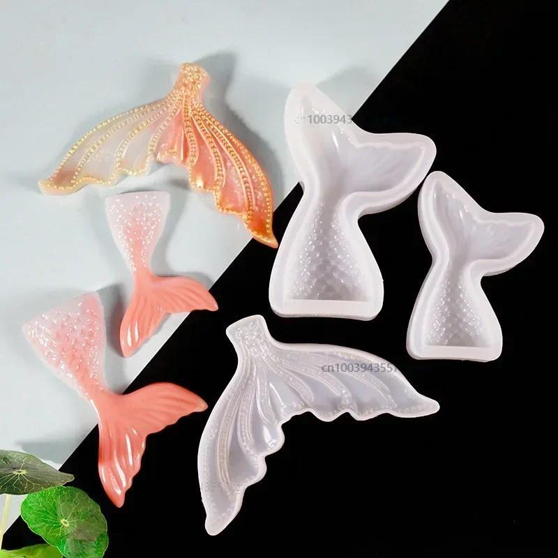 1 pcs Silicone Mold Mermaid Tail patten Gum Paste Chocolate Fondant Cake Molds Candy Molds Cake Decorating Tools 0