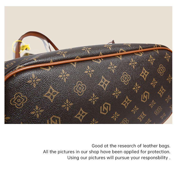 Product Introduction of Túi Tote Cầm Tay Hong Kong, Giá Cả Phải Chăng, Sang Trọng, Cao Cấp, Phong Cách Cổ Điển Da Thật, Thời Trang, Dễ Phối Đồ Thích Hợp Đi Lại, Dung Lượng Lớn, Không Thấm Nước, Túi Đeo Vai Nữ 15