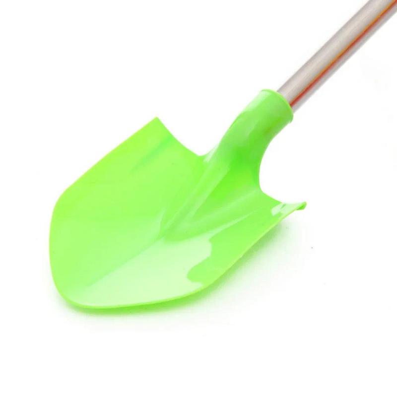 2Pcs/set Beach Shovel Toy Kids Outdoor Digging Sand Shovel Play Sand Tool with Stainless Steel Handle Summer Playing Shovel Toys 1