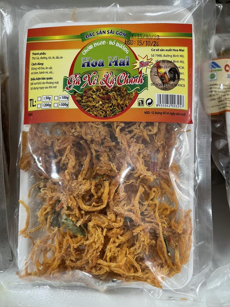 Product Introduction of Khô gà xé lá chanh Hoa Mai xé sợi thơm ngon bổ dưỡng 70g 8