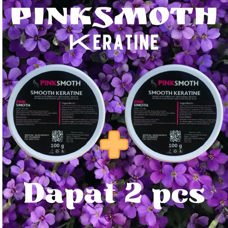 [ISI 2 PCS] PELURUS RAMBUT TANPA CATOK  KERATIN Pelurus Rambut Travel Size 100ML 1