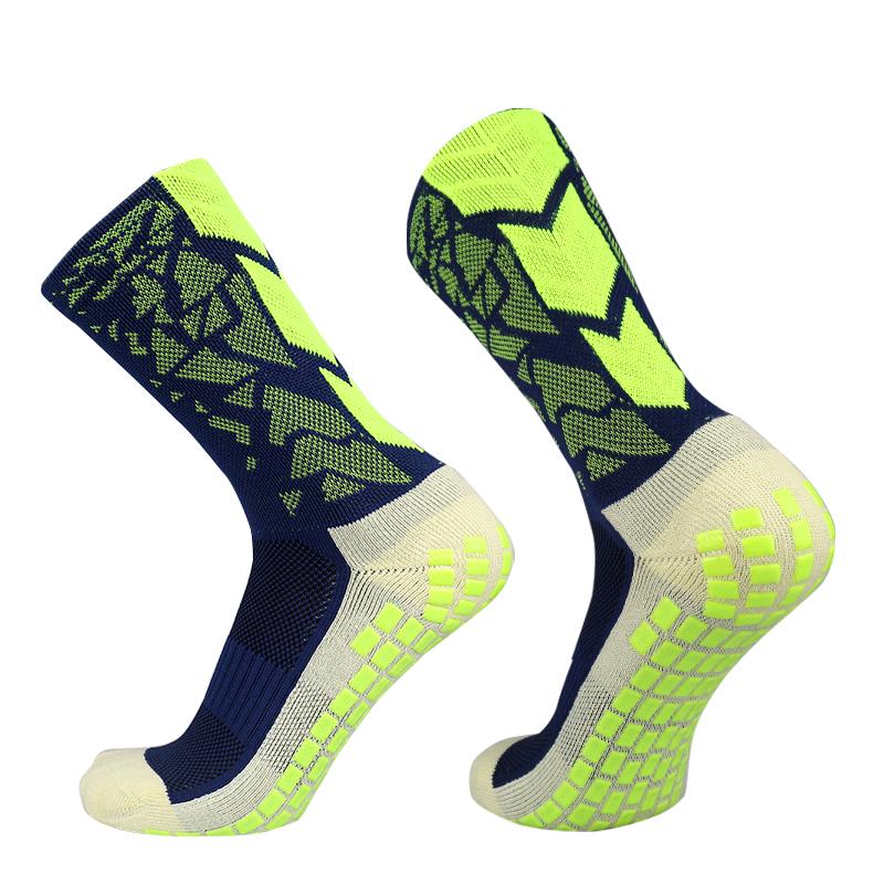 Product Introduction of Anti-slip Training Socks Soccer Basketball Tennis Sock Non-slip Football Wear-resistant Sports Friction Strip Grip Cycling Sock 7