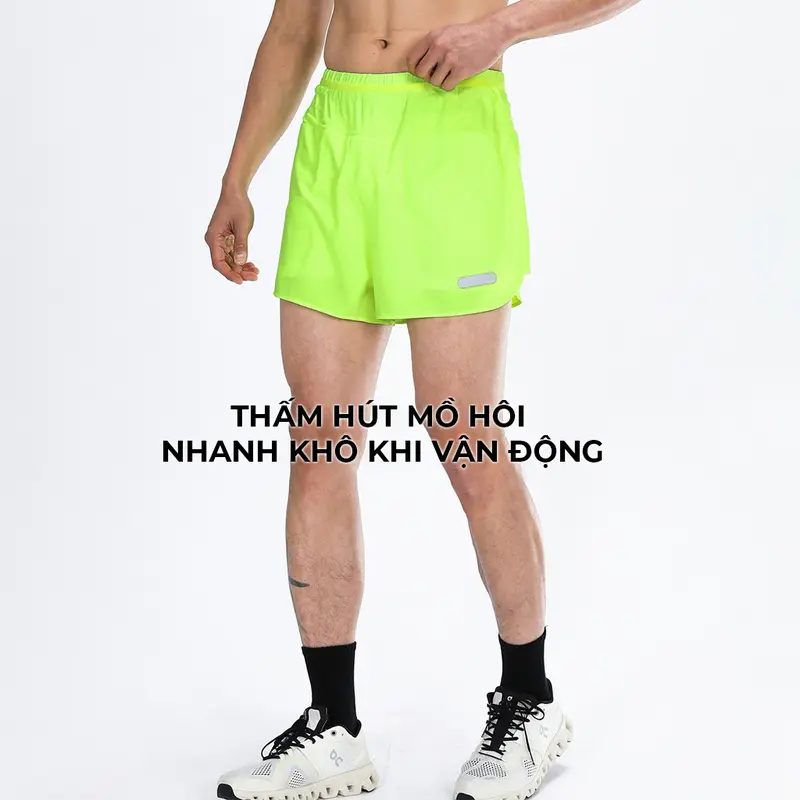 Quần Thể Thao Chạy Bộ Nam 2 Lớp PACE ADV Thiết Kế 5 Túi Đa Năng Thoáng Khí Nhanh Khô 1