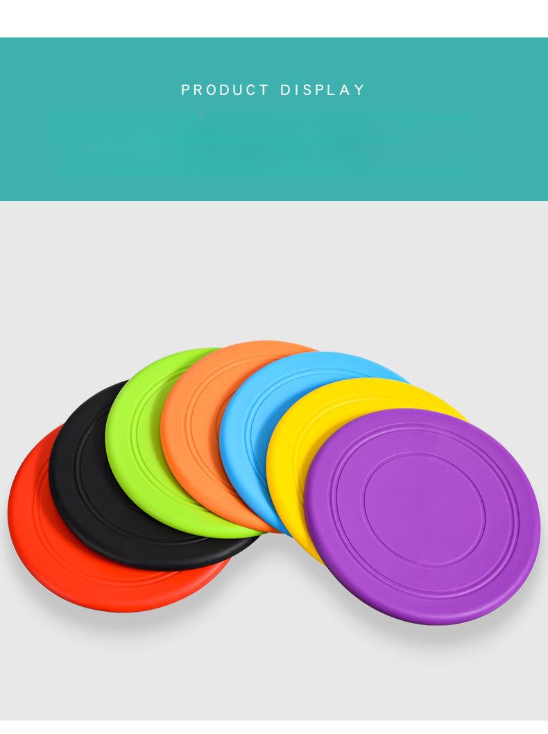 Product Introduction of Pet Toy Dog Frisbee Frisbee Dog Special Frisbee Silicone Pet Outdoor Interactive Training Floating Durable Toy 11