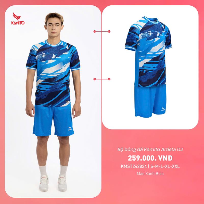 Product Introduction of Bộ Quần Áo Bóng Đá Kamito Artista 02 Chính Hãng - Sport - Trang Phục Nam - Đá Banh - Chạy Bộ - Tập Gym 9